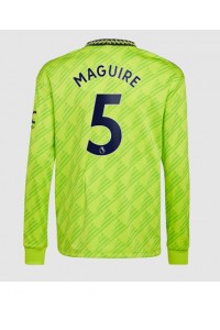 Fotbalové Dres Manchester United Harry Maguire #5 Třetí Oblečení 2022-23 Dlouhý Rukáv